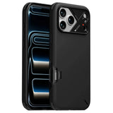 iPhone 17 Pro AULUMU Shock-Absorbing Hybrid Case - MagSafe Compatible - Black