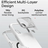 iPhone 17 Pro AULUMU Shock-Absorbing Hybrid Case - MagSafe Compatible - Black
