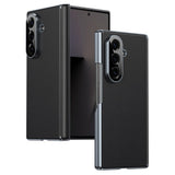 Samsung Galaxy Z Fold8 Faux Leather Back Case - Black