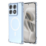 Motorola Edge 70 Pro EIDERWOOD Hybrid Plastic Case with Shock-Absorbing Corners - MagSafe Compatible - Transparent