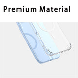 Realme 16 EIDERWOOD Hybrid Plastic Case with Shock-Absorbing Corners - MagSafe Compatible - Transparent