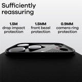 iPhone 17 Pro Max AULUMU Faux Leather Case - MagSafe Compatible - Black