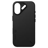 iPhone 17 AULUMU Faux Leather Case - MagSafe Compatible - Black
