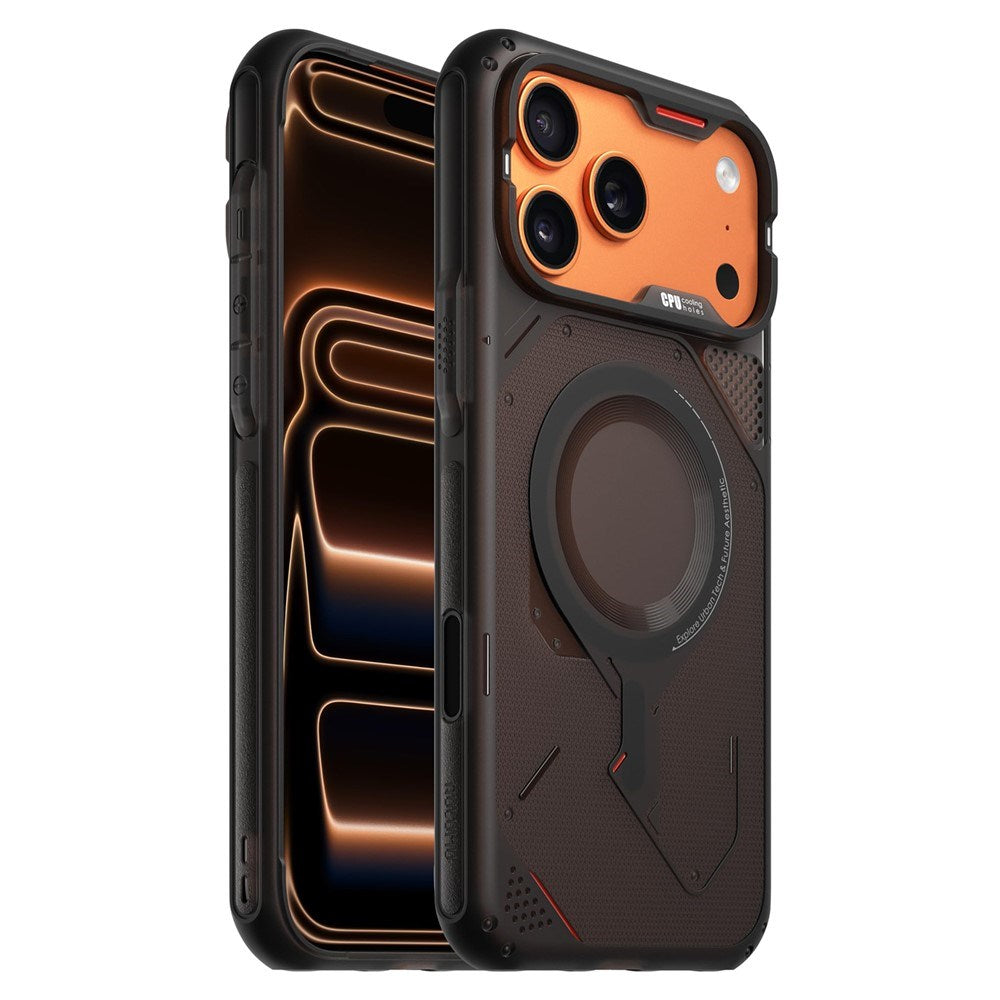 iPhone 17 Pro Max AULUMU Heat Dissipating Flexible Case - MagSafe Compatible - Black