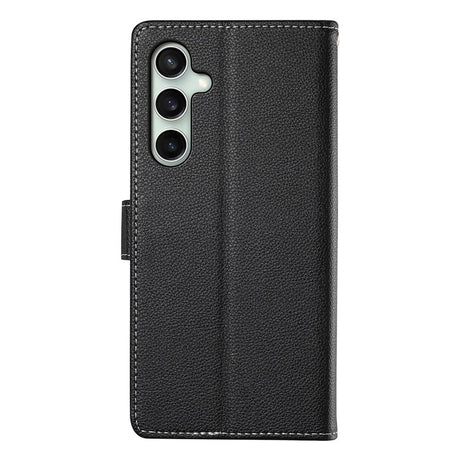 Samsung Galaxy S26 FE EIDERWOOD Flip Case with Wallet and Strap - Black