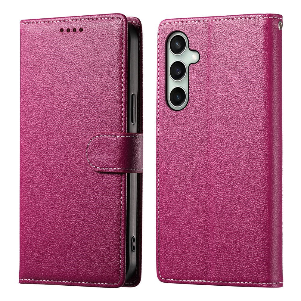 Samsung Galaxy S26 FE EIDERWOOD Flip Case with Card Holder and Strop - Pink