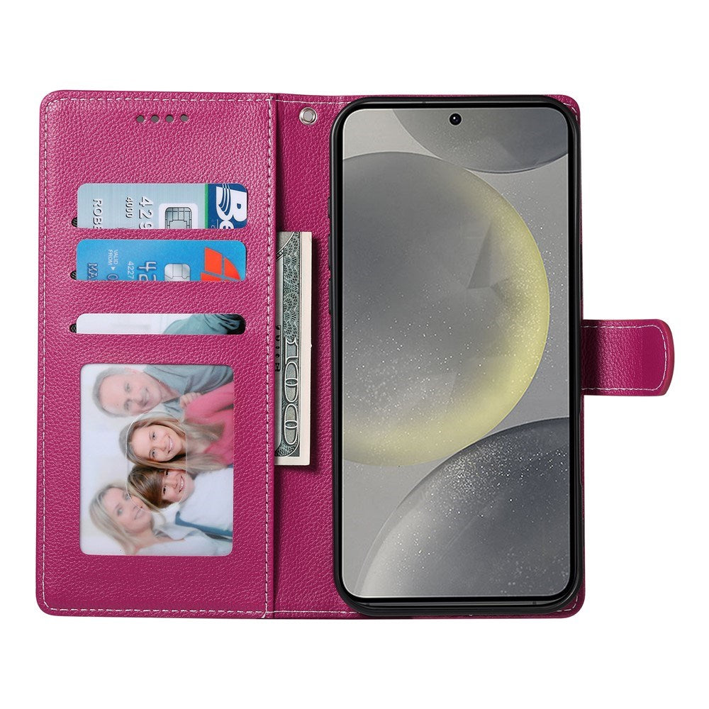 Samsung Galaxy S26 FE EIDERWOOD Flip Case with Card Holder and Strop - Pink