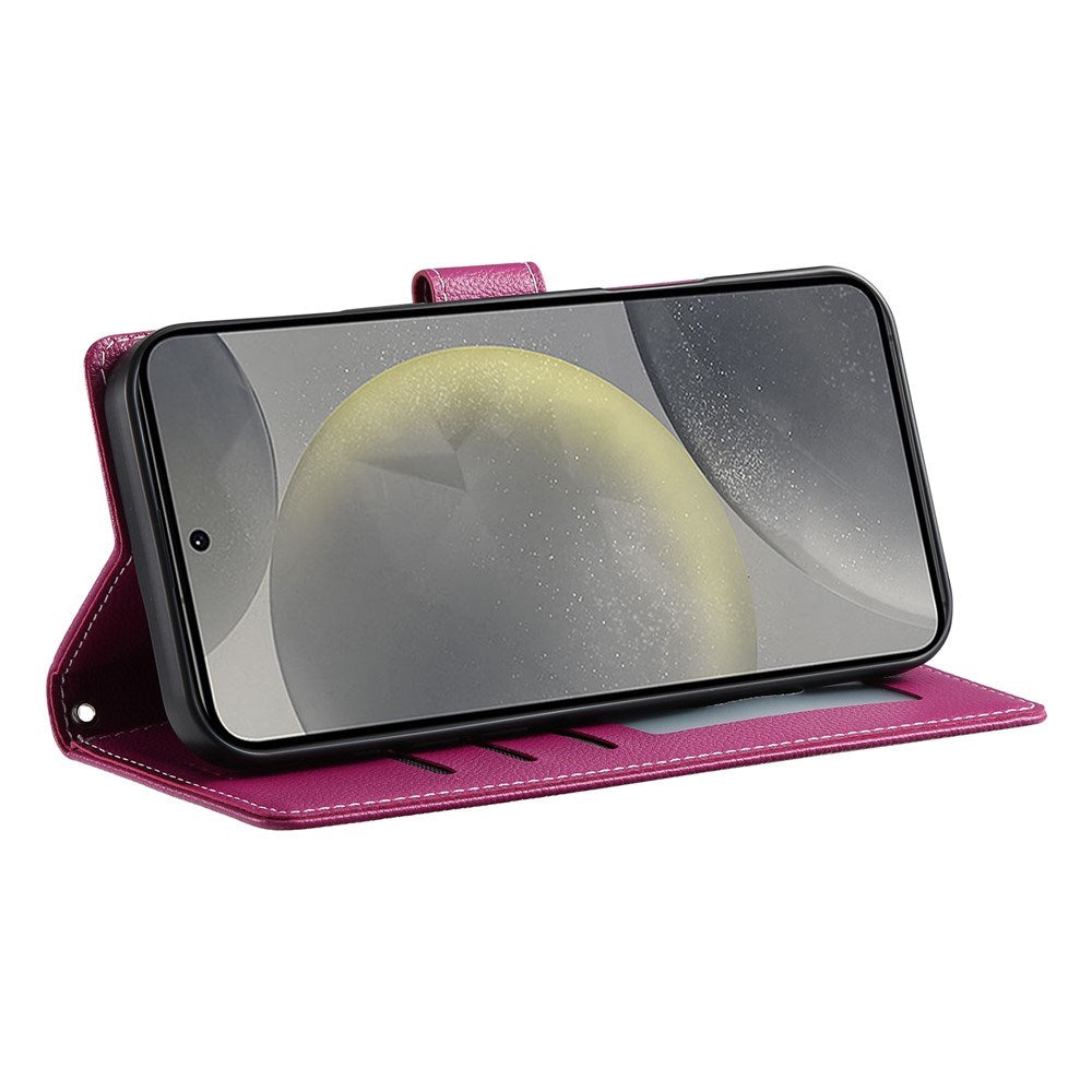 Samsung Galaxy S26 FE EIDERWOOD Flip Case with Card Holder and Strop - Pink