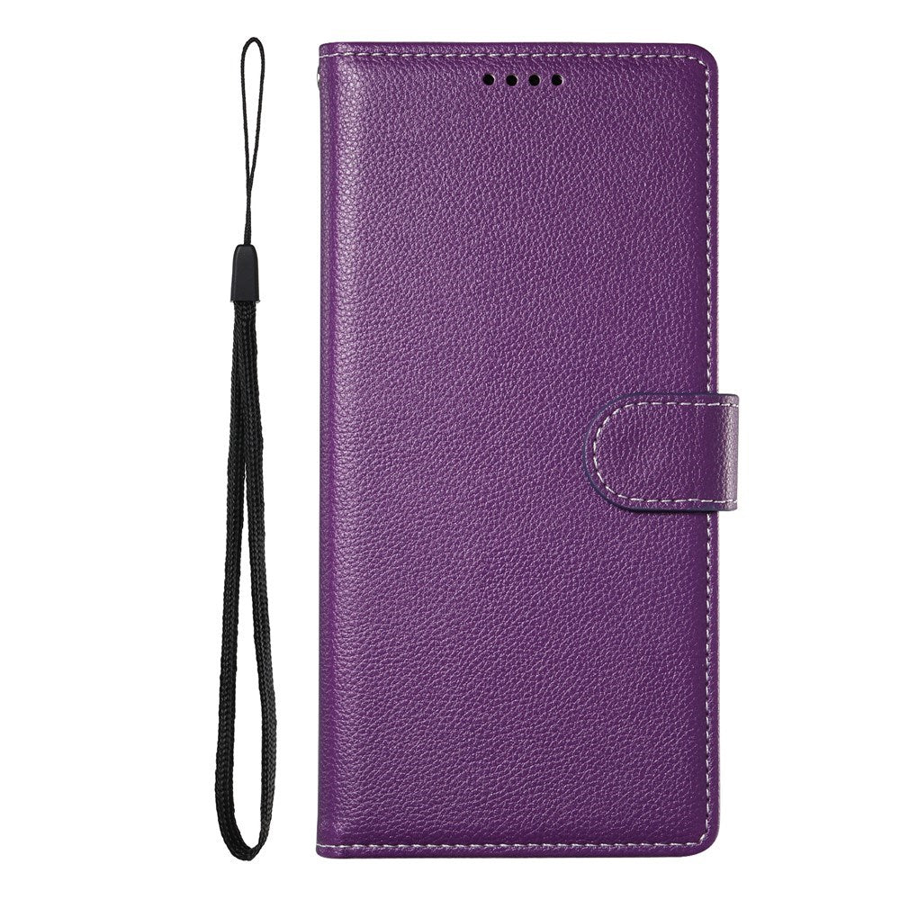 Samsung Galaxy S26 FE EIDERWOOD Flip Case with Card Holder and Strop - Purple