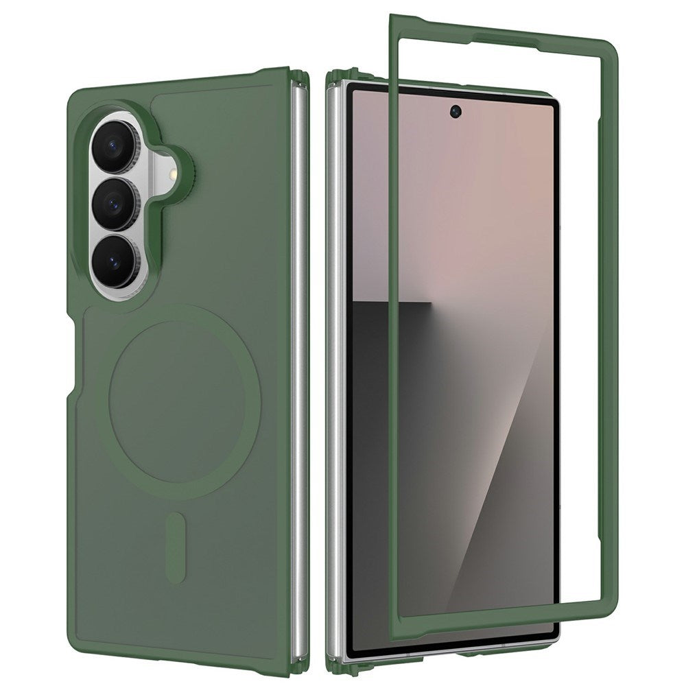 Samsung Galaxy Z Fold8 Matte Flexible Plastic Case - MagSafe Compatible - Green