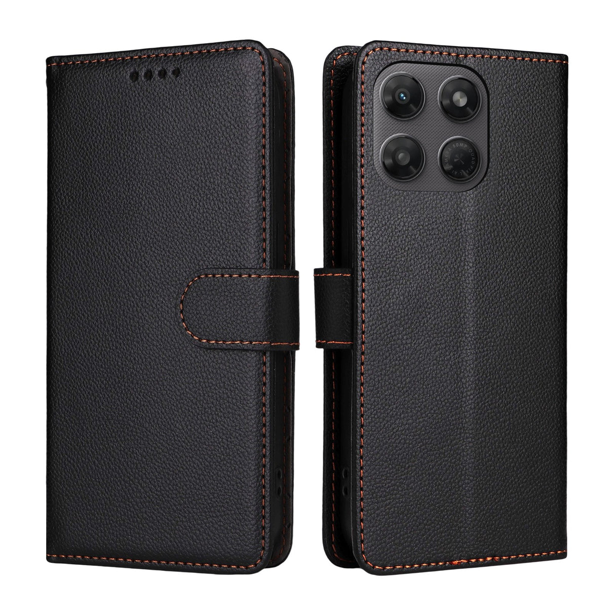 Motorola Moto G47 / G37 EIDERWOOD Flip Cover (RFID Blocking) - Black