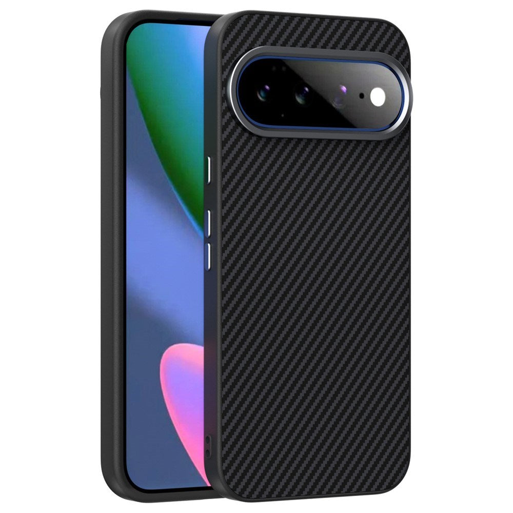 Google Pixel 11 Pro XL ABEEL Hybrid Case with Carbon Fiber Texture - Black