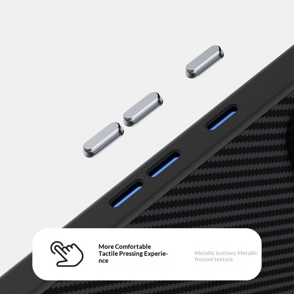 Google Pixel 11 Pro XL ABEEL Hybrid Case with Carbon Fiber Texture - Black