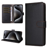 Motorola Edge 70 Pro EIDERWOOD Faux Leather Flip Case with Strap - Black