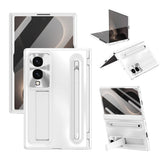 Samsung Galaxy Z Fold8 EIDERWOOD Case with Stylus Pen & Kickstand - White