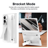 Samsung Galaxy Z Fold8 EIDERWOOD Case with Stylus Pen & Kickstand - White