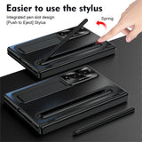 Samsung Galaxy Z Fold8 EIDERWOOD Case with Stylus Pen & Kickstand - Black