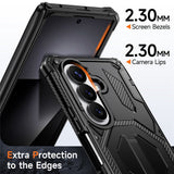 Samsung Galaxy Z Fold8 Ultra / Fold7 EIDERWOOD Tough Case with Built-in Kickstand - MagSafe Compatible - Black