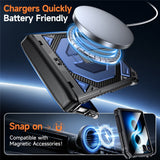 Samsung Galaxy Z Flip8 / Flip7 EIDERWOOD Tough Case with Built-in Kickstand - MagSafe Compatible - Black / Blue