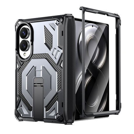 Samsung Galaxy Z Fold8 EIDERWOOD Tough Case with Built-in Kickstand - MagSafe Compatible - Black / Grey