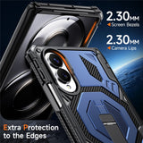 Samsung Galaxy Z Fold8 EIDERWOOD Tough Case with Built-in Kickstand - MagSafe Compatible - Black / Blue