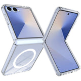 Samsung Galaxy Z Flip8 EIDERWOOD Hybrid Plastic Case - MagSafe Compatible - Transparent