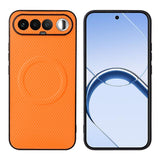 Realme 16 EIDERWOOD Hybrid Carbon Case - MagSafe Compatible - Orange