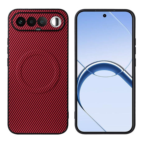 Realme 16 EIDERWOOD Hybrid Carbon Case - MagSafe Compatible - Red
