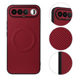 Realme 16 EIDERWOOD Hybrid Carbon Case - MagSafe Compatible - Red