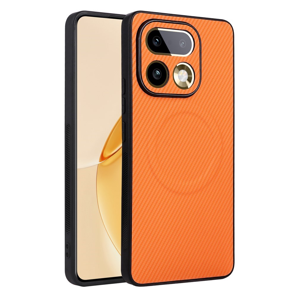 Realme 16 Pro EIDERWOOD Hybrid Carbon Case - MagSafe Compatible - Orange
