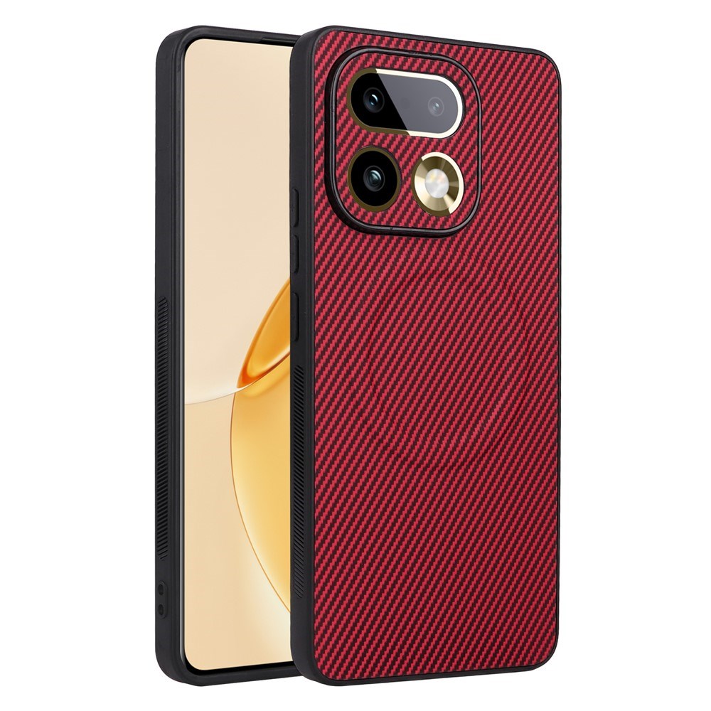 Realme 16 Pro EIDERWOOD Hybrid Carbon Case - MagSafe Compatible - Red