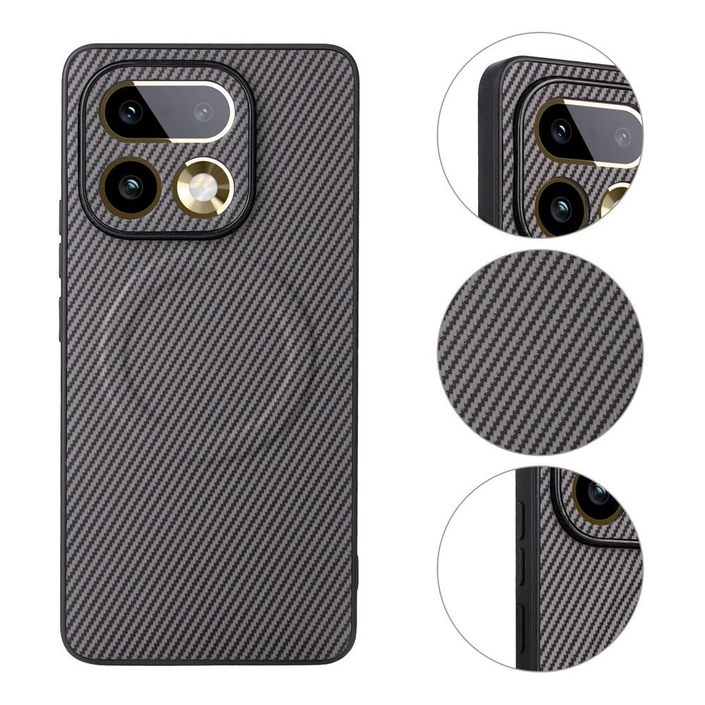 Realme 16 Pro EIDERWOOD Hybrid Carbon Case - MagSafe Compatible - Grey