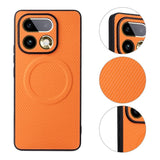Realme 16 Pro+ EIDERWOOD Hybrid Carbon Case - MagSafe Compatible - Orange