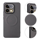 Realme 16 Pro+ EIDERWOOD Hybrid Carbon Case - MagSafe Compatible - Grey