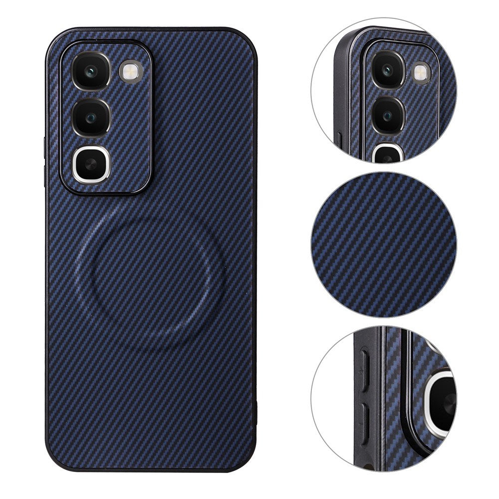 Realme C100 EIDERWOOD Hybrid Carbon Case - MagSafe Compatible - Blue