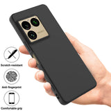 Sony Xperia 1 VIII EIDERWOOD Lined Silicone Case with Strap - Black