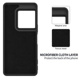 Sony Xperia 1 VIII EIDERWOOD Lined Silicone Case with Strap - Black