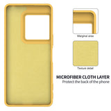 Sony Xperia 1 VIII EIDERWOOD Lined Silicone Case with Strap - Yellow