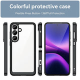Samsung Galaxy S26 FE EIDERWOOD Hybrid Phone Case - Transparent / Black