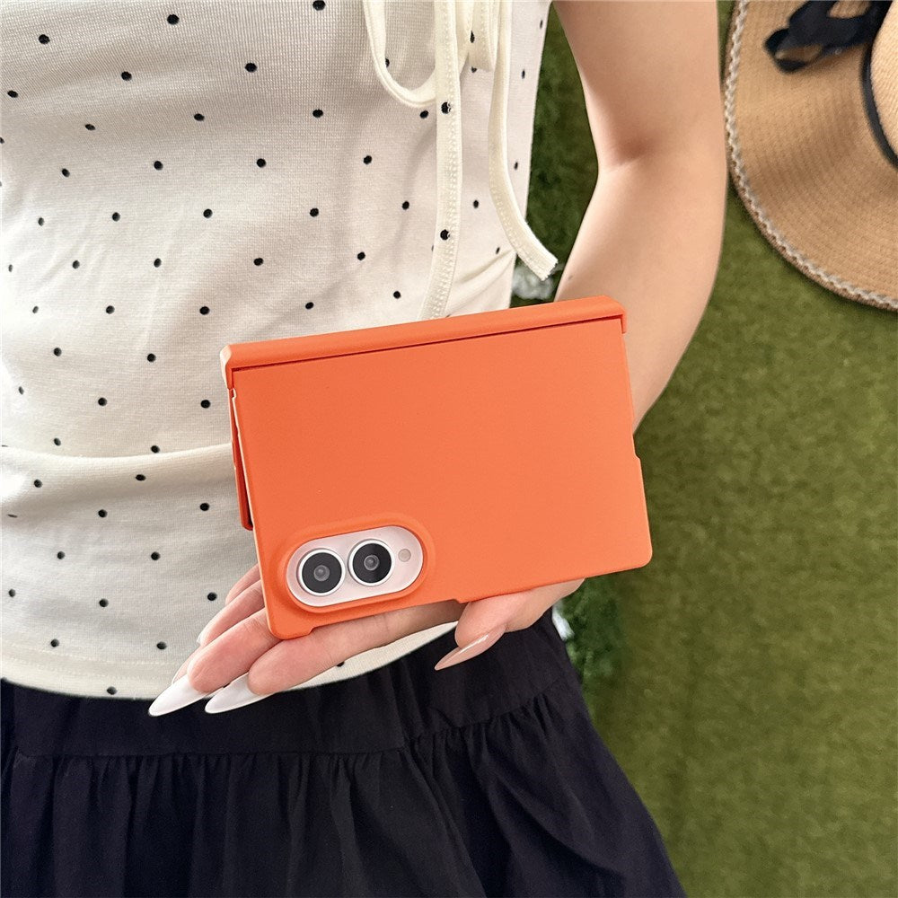 Samsung Galaxy Z Fold8 EIDERWOOD Hard Plastic Case with Hinge - Orange