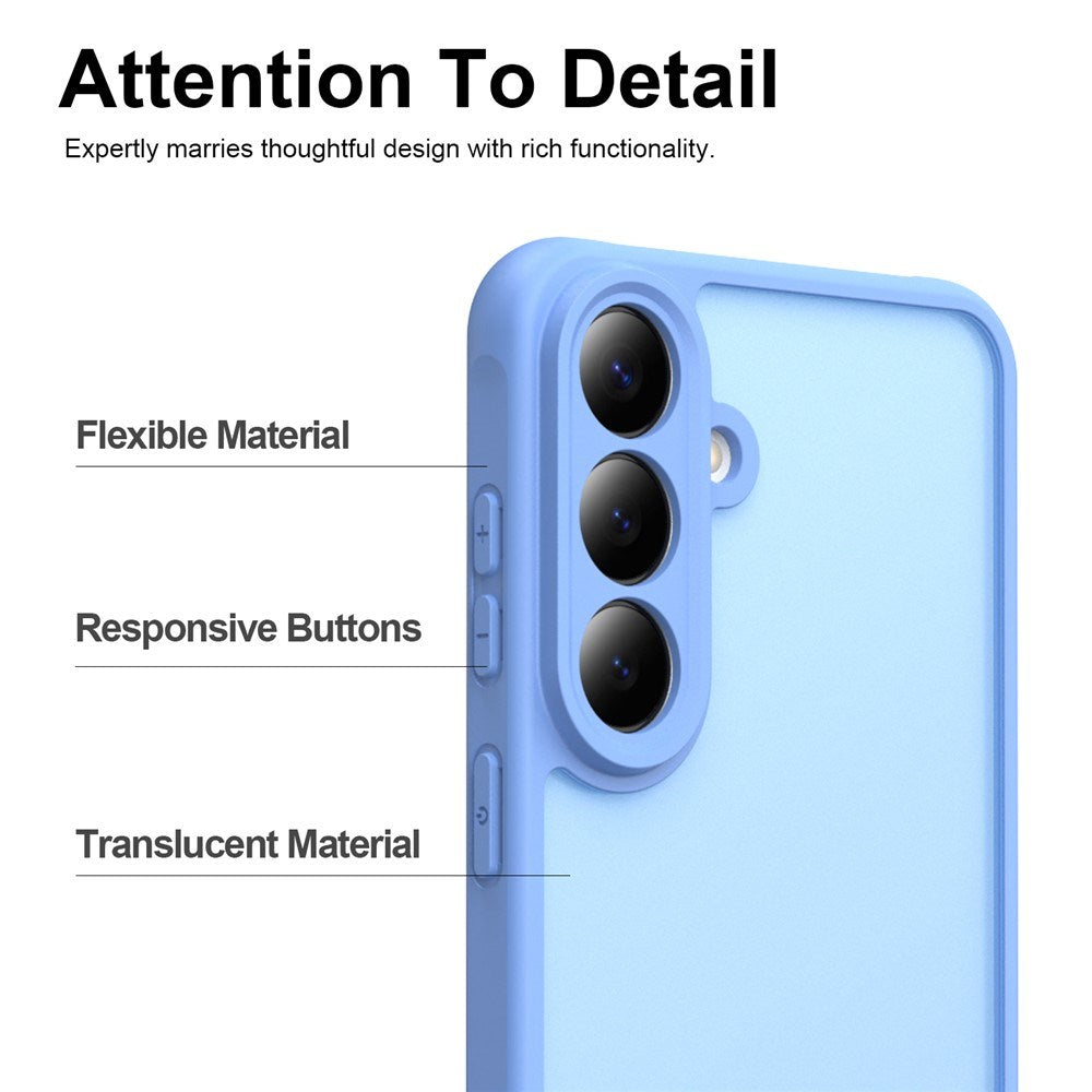 Samsung Galaxy S26 FE EIDERWOOD Mat Hybrid Case - Light Blue