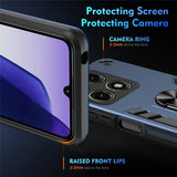 Motorola Edge 70 Pro EIDERWOOD Magnetic Hybrid Rugged Case with Kickstand - Blue