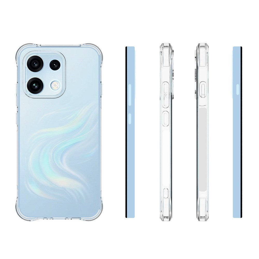 OPPO Reno16 F (5G) EIDERWOOD Flexible Plastic Case with Shock-Absorbing Corners - Transparent