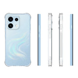 OPPO Reno16 F (5G) EIDERWOOD Flexible Plastic Case with Shock-Absorbing Corners - Transparent