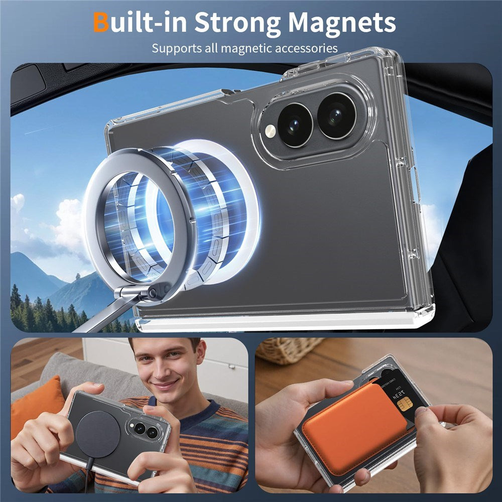 Samsung Galaxy Z Fold8 EIDERWOOD Hybrid All-Around Protection Case - MagSafe Compatible - Transparent