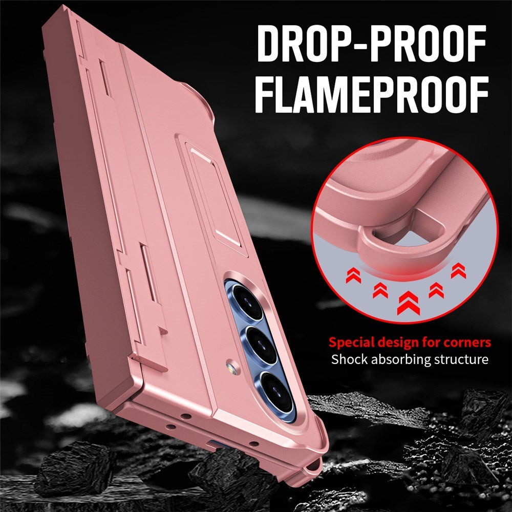 Samsung Galaxy Z Fold8 Ultra EIDERWOOD Rugged Case with Stand Function & Screen Protection - Pink