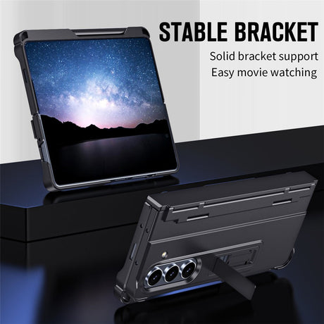 Samsung Galaxy Z Fold8 Ultra EIDERWOOD Rugged Case with Stand Function & Screen Protection - Black