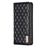 Samsung Galaxy A55 Soft Leather Case w. Cardholder and Stand Function - Black