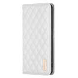 Samsung Galaxy A55 Soft Leather Case w. Cardholder and Stand Function - White