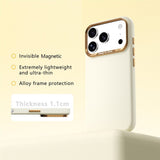 iPhone 18 Pro / 17 Pro ABEEL Hard Soft-Touch Plastic Case - MagSafe Compatible - Yellow